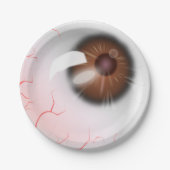 Augapfel Pappteller (Vorderseite)