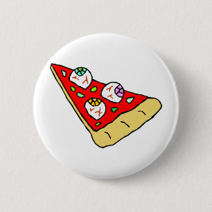 Augapfel-Pizza Button