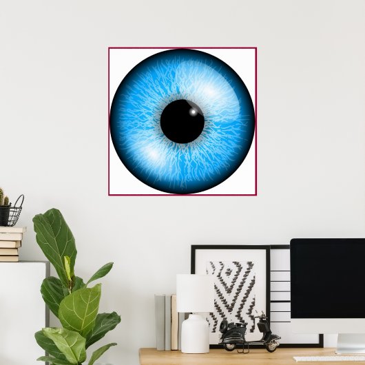 Augapfel Poster (Heimbüro)