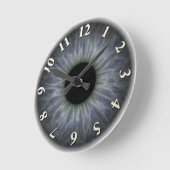 Augapfel Runde Wanduhr (Winkel)