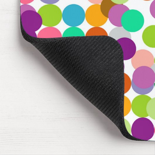 Augapfel-Tupfen-Hintergrund Mousepad (Ecke)