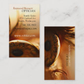 Augapfel-Visitenkarte Visitenkarte (Vorne/Hinten)