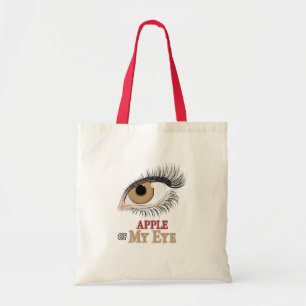Augapfel Wimpern Kunst Tragetasche