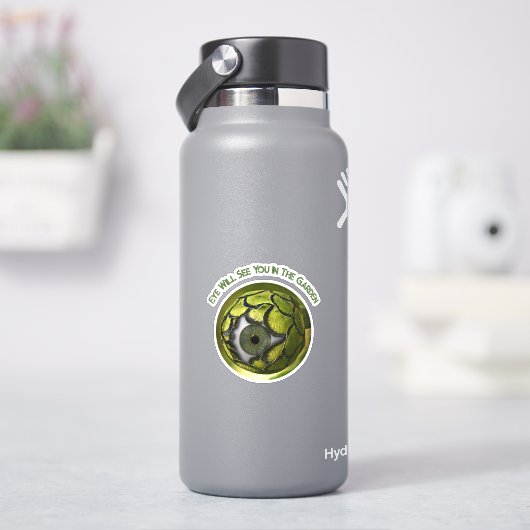 Augapfelgartenpflanze Aufkleber (HydroFlask)