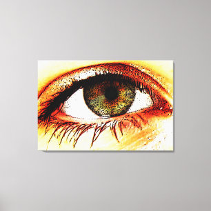 Auge 36x24 (90x60cm) Waccna Leinwanddruck
