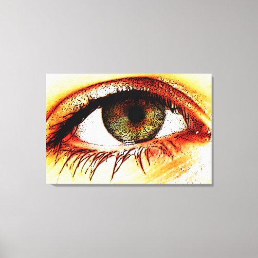 Auge 36x24 (90x60cm) Waccna Leinwanddruck (Vorderseite)