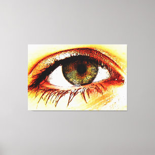 Auge 60x40 (150x100cm) waccna leinwanddruck