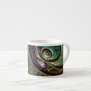 Auge Abstrakt Art Espresso Tasse