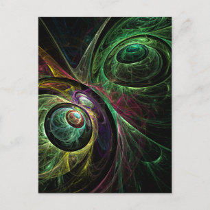 Auge Abstrakt Art Postkarte