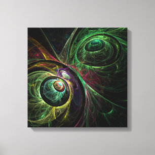 Auge Abstrakte Kunst Quad Canvas Print Leinwanddruck