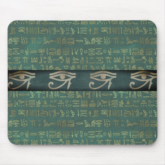 Auge ägyptische Hieroglyphen Chic Mousepad (Vorne)