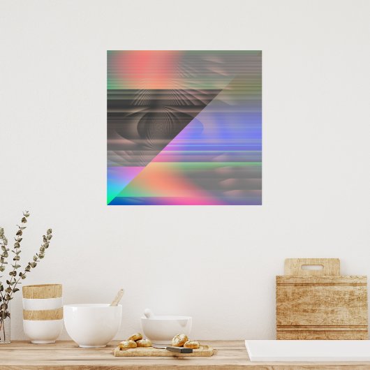 Auge am Himmel Poster (Küche)