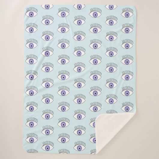 Auge auf blau sherpadecke (Vorderseite)