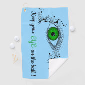 Auge auf dem Ball Golfhandtuch (Insitu)