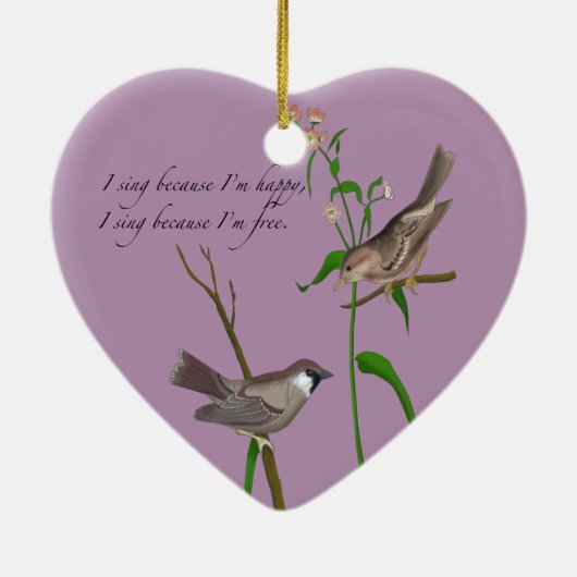 Auge auf dem Sparrow Keramikornament (Hinten)