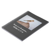 Auge auf dem Sparrow-Notebook Notizblock (Linke Seite)