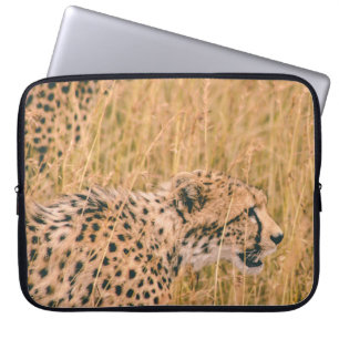AUGE AUF DEM ZIEL - LEOPARD TIERE FOTO LAPTOPSCHUTZHÜLLE