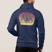 Auge auf der Welt - Natur & Erde Kunst Hoodie (Rückseite)