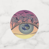 Auge auf der Welt - Natur & Erde Kunst Konfetti (Klein Vorderseite)