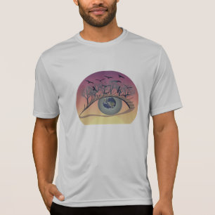 Auge auf der Welt - Natur & Erde Kunst T-Shirt