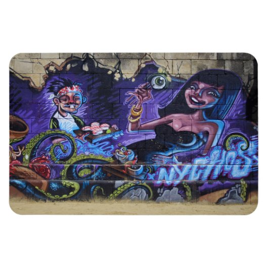 Auge auf Gabel Magnet (Horizontal)