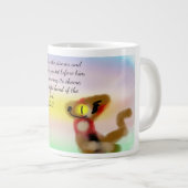 Auge auf Jesus Jumbo-Tasse (Vorderseite Rechts)
