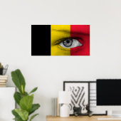 Auge Belgiens Poster (Heimbüro)