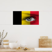 Auge Belgiens Poster (Küche)