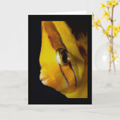 Auge bis Augen Karte (Gelbe Blume)