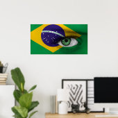 Auge Brasiliens Poster (Heimbüro)