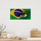 Auge Brasiliens Poster (Küche)