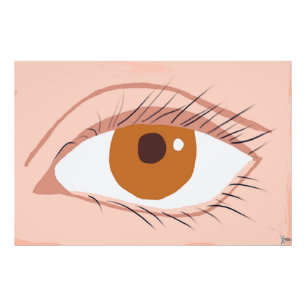 Auge C U Fotodruck