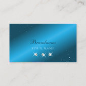 Auge Catching Aquamarin Blue Sparkling Diamonds St Visitenkarte (Vorderseite)