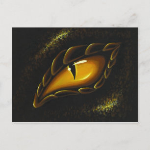 Auge der goldenen Mitglieder Postkarte