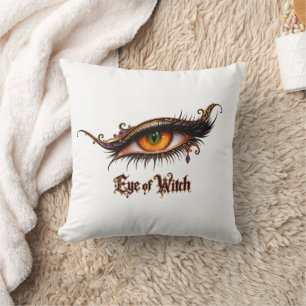Auge der Hexe Halloween Gruseliges Gothic-Augenbal Kissen