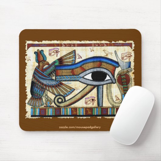 AUGE DER HORUSserie (Wadjet) Mousepad (Mit Mouse)