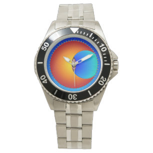 Auge der rostfreien Stahluhr Armbanduhr