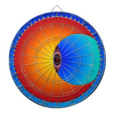 Auge der Sonnenblende Dartscheibe (vorne)