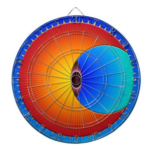 Auge der Sonnenblende Dartscheibe (vorne)