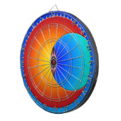Auge der Sonnenblende Dartscheibe (Vorderseite rechts)