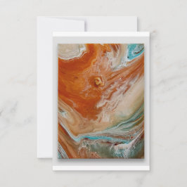 Auge der Soßenkarte Dankeskarte