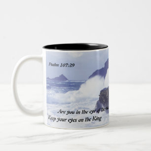 Auge der Sturm-Tasse Zweifarbige Tasse