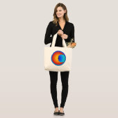 Auge der Sun Jumbo-Tasche Jumbo Stoffbeutel (Vorderseite (Model))