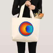 Auge der Sun Jumbo-Tasche Jumbo Stoffbeutel (Vorderseite (Produkt))