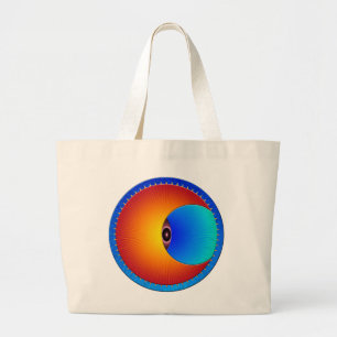 Auge der Sun Jumbo-Tasche Jumbo Stoffbeutel