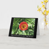 Auge der Tulpe Karte (Gelbe Blume)