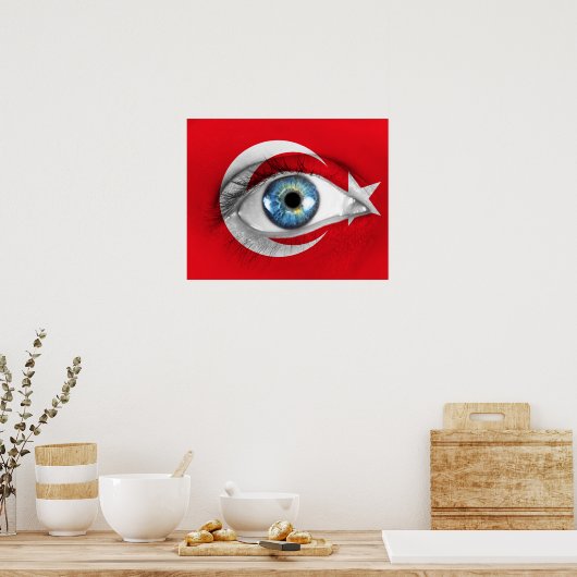 Auge der Türkei Poster (Küche)