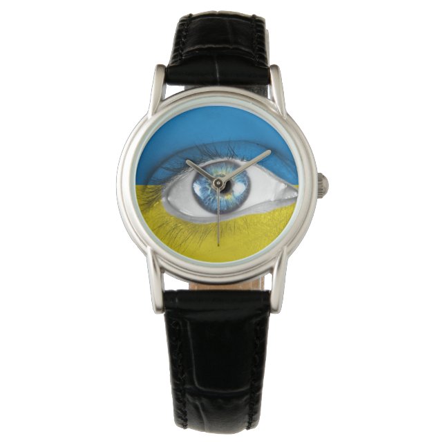 Auge der Ukraine Armbanduhr (Vorderseite)