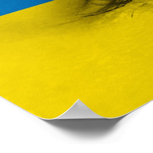 Auge der Ukraine Poster (Ecke)