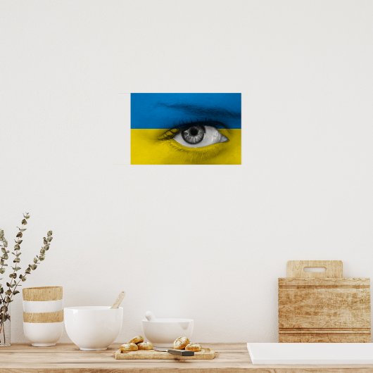 Auge der Ukraine Poster (Küche)